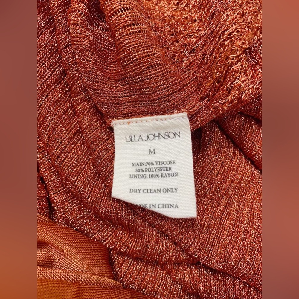 NWT $690 Ulla Johnson Simone Long Sleeve Rib Sweater Dress - Picture 7 of 7